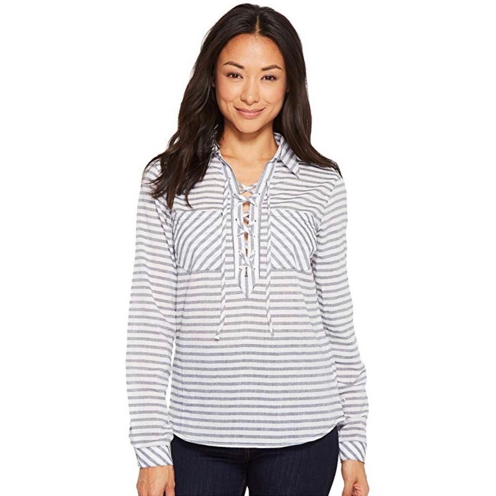 NEW Mountain Hardwear Lace-Up Shirt In Packaging